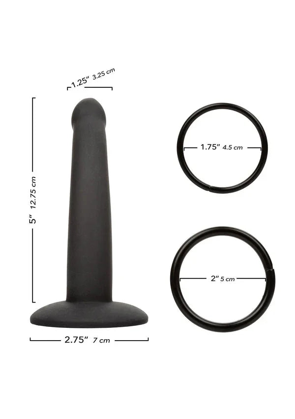 Bestel: Thigh Strap Silicone Probe by CalExotics Onyxxx - bij Happytoys.nl, happytoys.be, Happytoys.ae: erotische sex webshop | liever Happy dan Easy ⭐⭐⭐⭐⭐