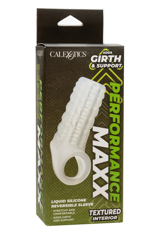 Silicone Reversible Sleeve by CalExotics - Happytoys Sexshop: online sex shop for Feeling Happy & Easy 😊 - Discreet geleverd