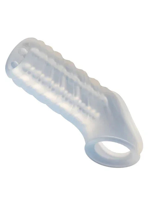 Bestel: Silicone Reversible Sleeve by CalExotics - bij Happytoys.nl, happytoys.be, Happytoys.ae: erotische sex webshop | liever Happy dan Easy ⭐⭐⭐⭐⭐