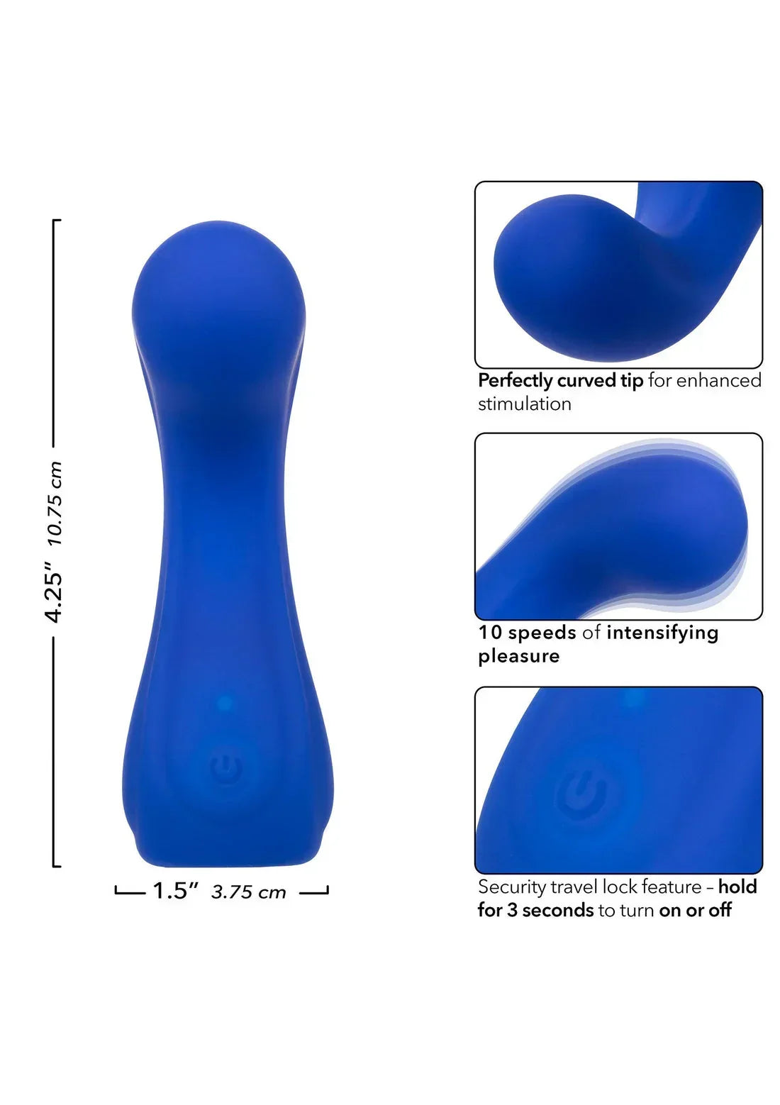 Bestel: Cascade Curve by CalExotics - bij Happytoys.nl, happytoys.be, Happytoys.ae: erotische sex webshop | liever Happy dan Easy ⭐⭐⭐⭐⭐