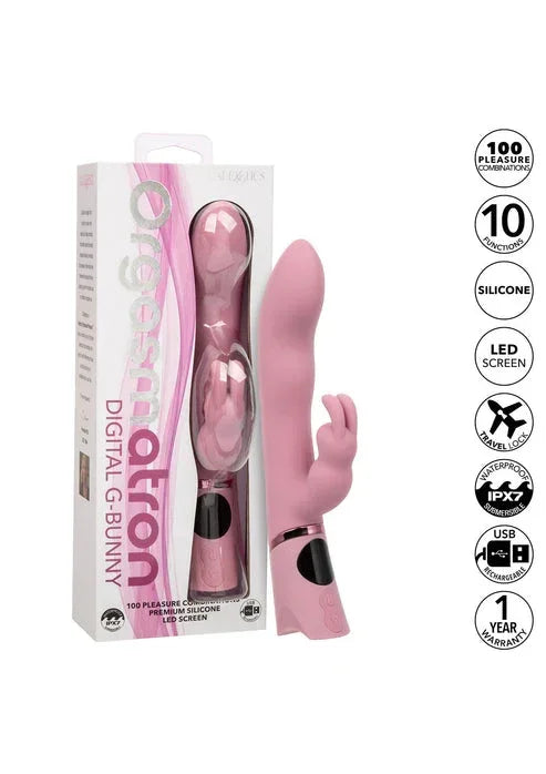 Bestel: Orgasmatron Digital G - Bunny by CalExotics - bij Happytoys.nl, happytoys.be, Happytoys.ae: erotische sex webshop | liever Happy dan Easy ⭐⭐⭐⭐⭐
