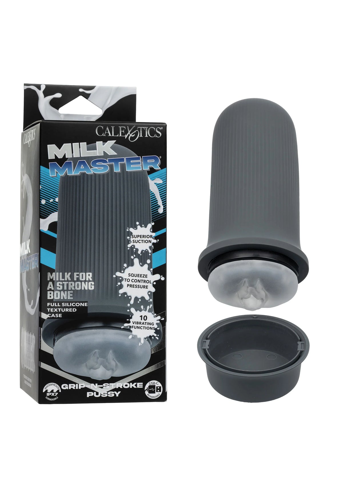 Bestel: Grip - N - Stroke automatic Pussy by CalExotics Milk Master - bij Happytoys: de erotische sex webshop | liever Happy dan Easy ⭐⭐⭐⭐⭐
