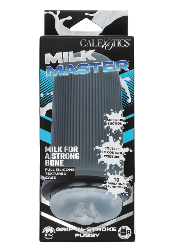 Bestel: Grip - N - Stroke automatic Pussy by CalExotics Milk Master - bij Happytoys.nl, happytoys.be, Happytoys.ae: erotische sex webshop | liever Happy dan Easy ⭐⭐⭐⭐⭐