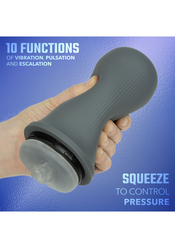 Bestel: Grip - N - Stroke automatic Pussy by CalExotics Milk Master - bij Happytoys.nl, happytoys.be, Happytoys.ae: erotische sex webshop | liever Happy dan Easy ⭐⭐⭐⭐⭐