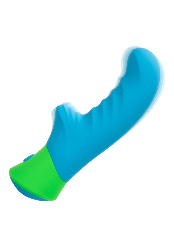 Bestel: Ridged - G Vibrator by CalExotics Rave - bij Happytoys.nl, happytoys.be, Happytoys.ae: erotische sex webshop | liever Happy dan Easy ⭐⭐⭐⭐⭐