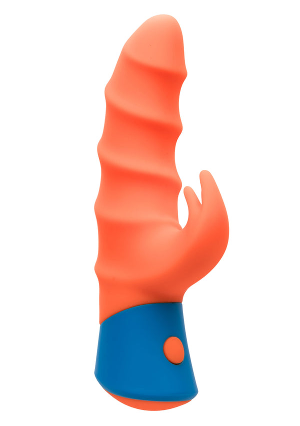 Bestel: Tickler Vibrator by CalExotics Rave - bij Happytoys.nl, happytoys.be, Happytoys.ae: erotische sex webshop | liever Happy dan Easy ⭐⭐⭐⭐⭐ - Default Title - 27716 - ORANGE