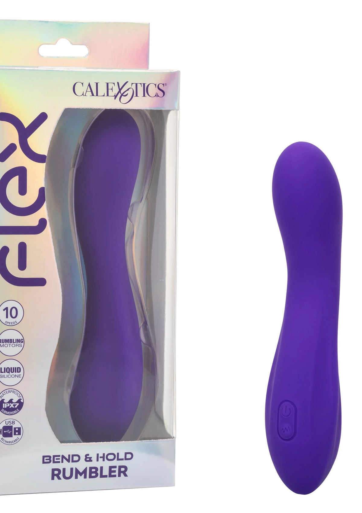 Bestel: Bend & Hold Rumbler Vibrator by CalExotics - bij Happytoys: de erotische sex webshop | liever Happy dan Easy ⭐⭐⭐⭐⭐
