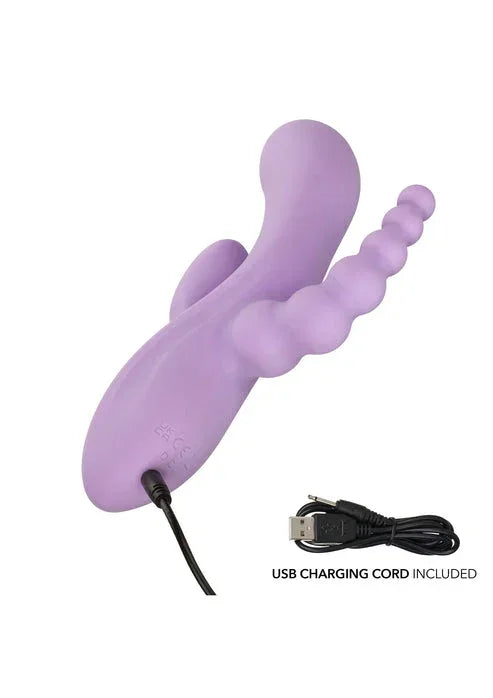 Bestel: Bend & Hold Triple Rumbler Vibrator by CalExotics - bij Happytoys.nl, happytoys.be, Happytoys.ae: erotische sex webshop | liever Happy dan Easy ⭐⭐⭐⭐⭐