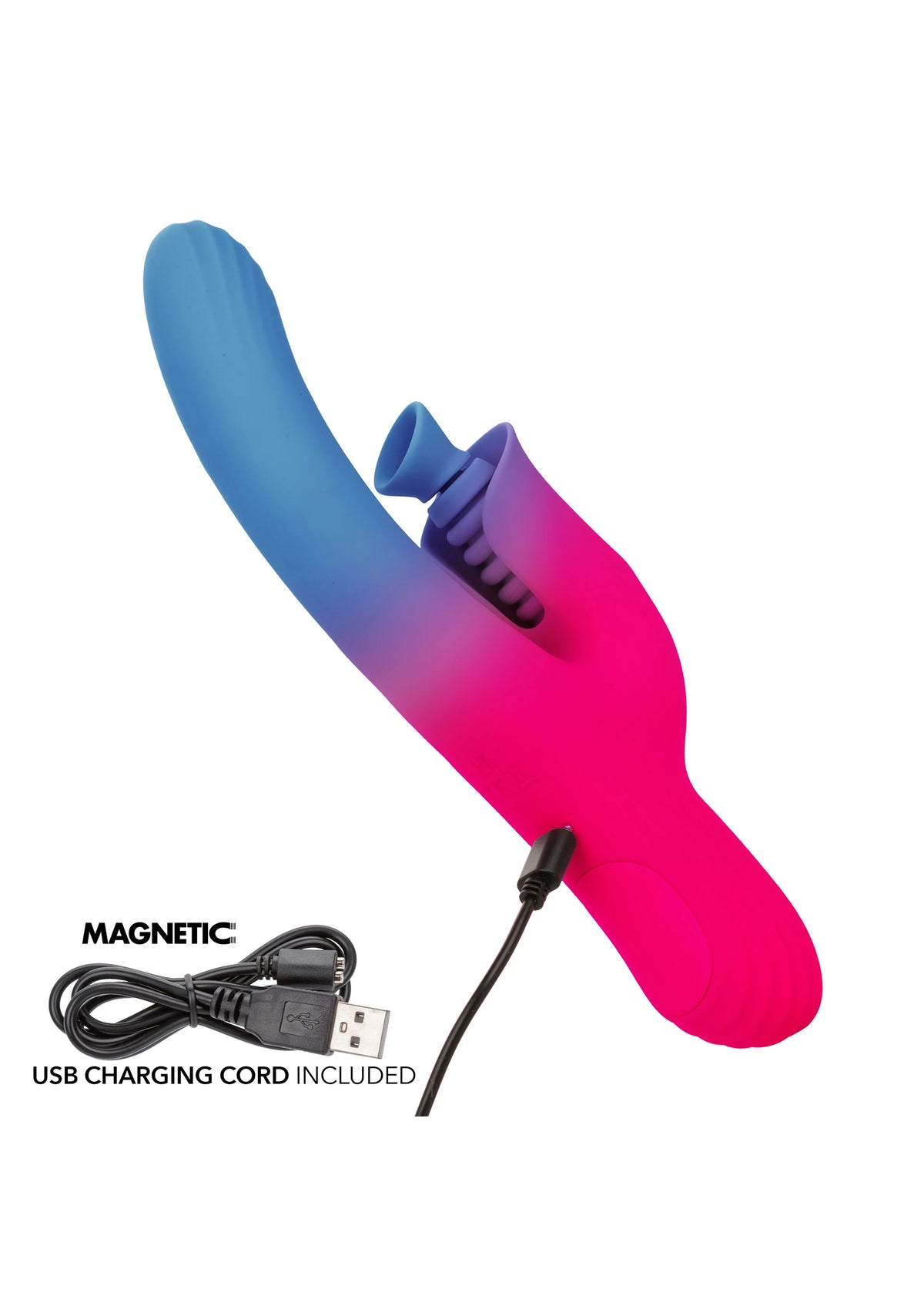 Bestel: Dual Stimulator Suction Vibrator by CalExotics Elation - bij Happytoys.nl, happytoys.be, Happytoys.ae: erotische sex webshop | liever Happy dan Easy ⭐⭐⭐⭐⭐