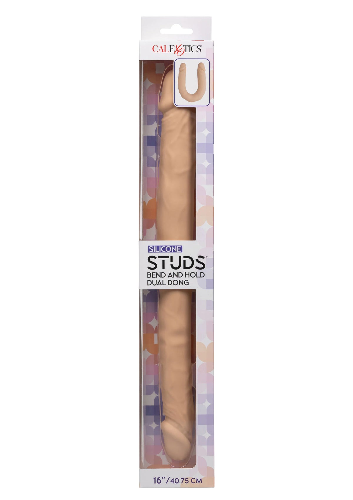 Bestel: Bend and Hold Dual Dong 40.75 cm by CalExotics Studs - bij Happytoys.nl, happytoys.be, Happytoys.ae: erotische sex webshop | liever Happy dan Easy ⭐⭐⭐⭐⭐