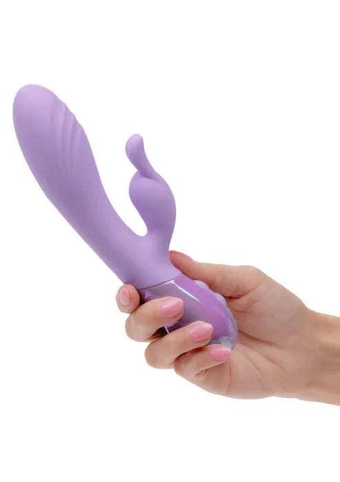 Bestel: Dual Bunny Vibrator by CalExotics - bij Happytoys.nl, happytoys.be, Happytoys.ae: erotische sex webshop | liever Happy dan Easy ⭐⭐⭐⭐⭐