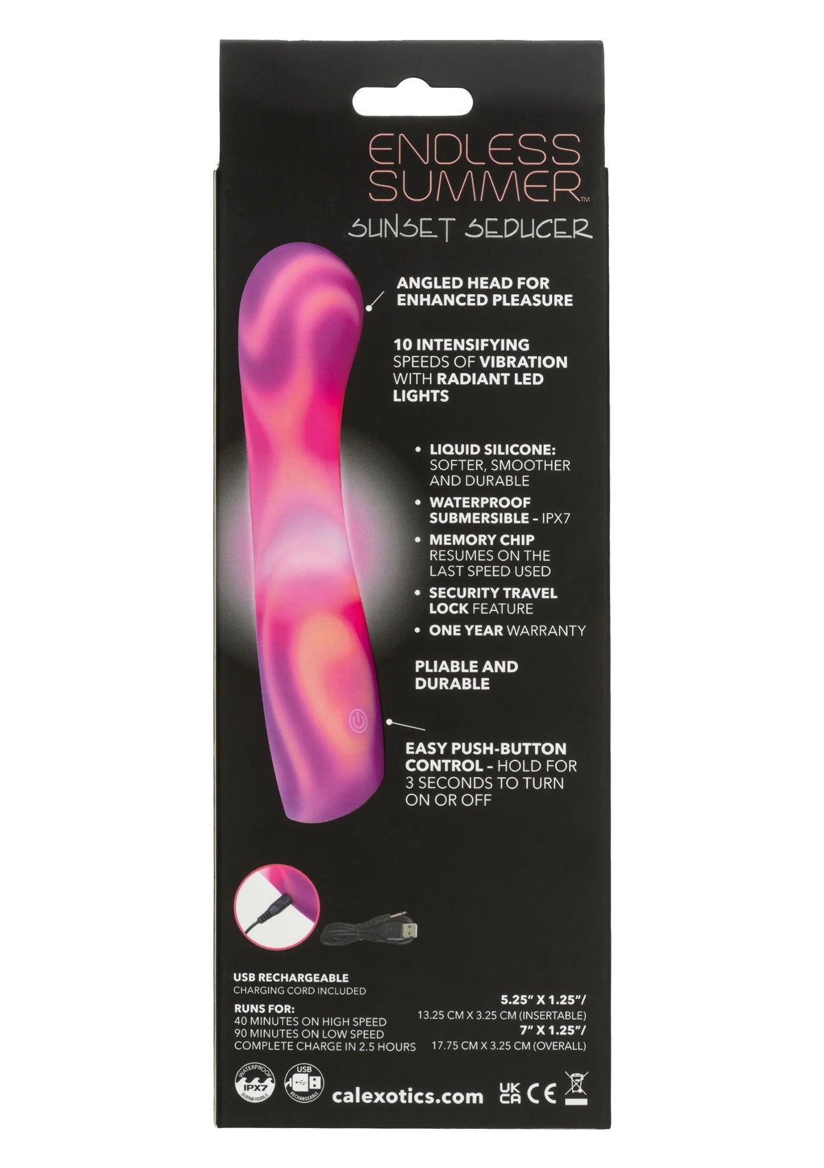 Bestel: Sunset Seducer by CalExotics Endless Summer - vibrators bij Happytoys.nl, happytoys.be, Happytoys.ae: erotische sex webshop | liever Happy dan Easy ⭐⭐⭐⭐⭐