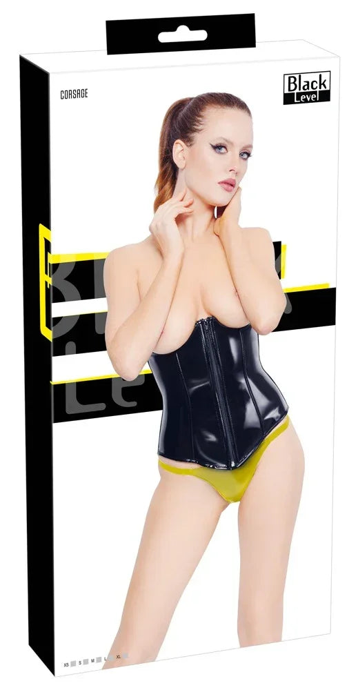 Vinyl Corset - Happytoys Sexshop: online sex shop for Feeling Happy & Easy 😊 - Discreet geleverd