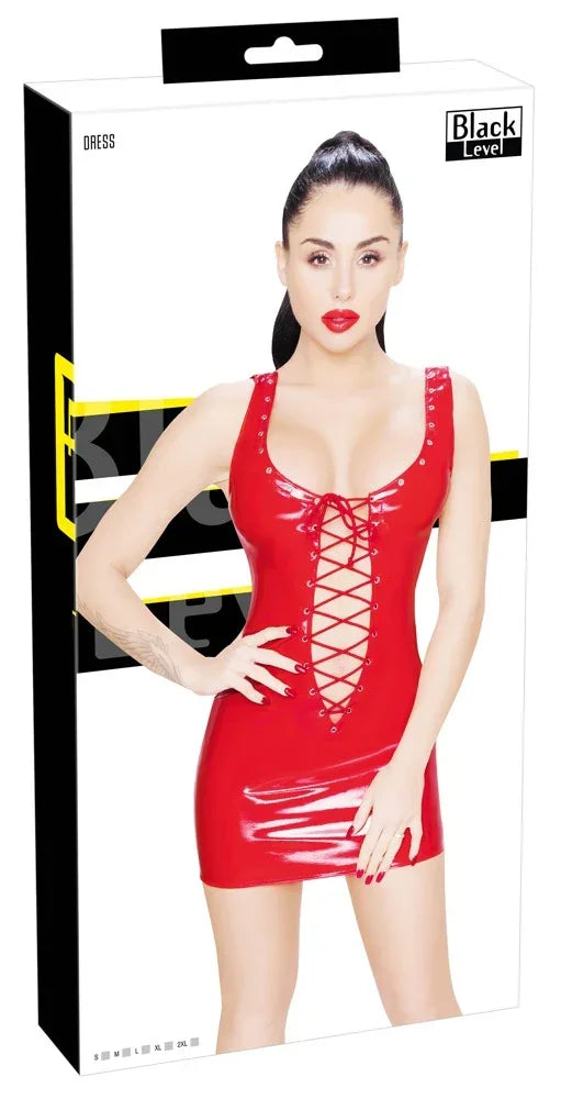 Vinyl Dress - Happytoys Sexshop: online sex shop for Feeling Happy & Easy 😊 - Discreet geleverd