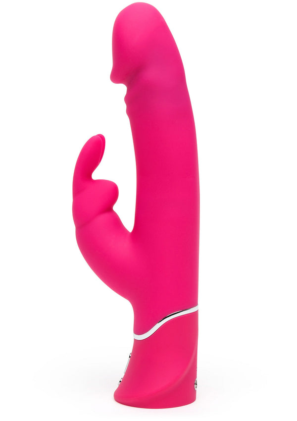 Bestel: Realistic Dual Rabbit vibrator by Happy Rabbit - bij Happytoys.nl, happytoys.be, Happytoys.ae: erotische sex webshop | liever Happy dan Easy ⭐⭐⭐⭐⭐