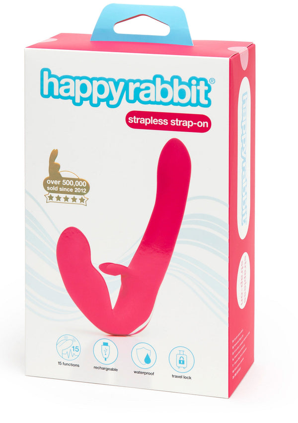 Bestel: Vibrating Strapless Strap On Vibrator by Happy Rabbit - bij Happytoys.nl, happytoys.be, Happytoys.ae: erotische sex webshop | liever Happy dan Easy ⭐⭐⭐⭐⭐