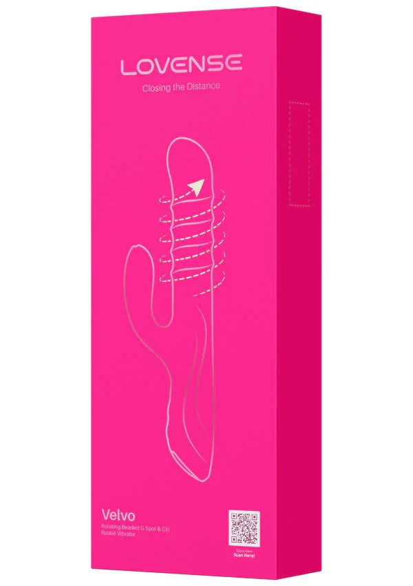 Bestel: Velvo Rabbit Vibrator by Lovesense – Premium Dual Stimulation Toy - bij Happytoys.nl, happytoys.be, Happytoys.ae: erotische sex webshop | liever Happy dan Easy ⭐⭐⭐⭐⭐