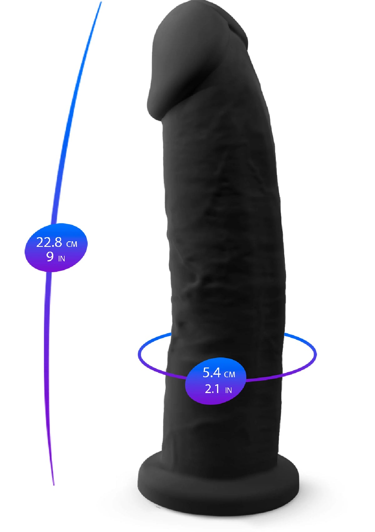 Bestel: Dong Model 9 inch by Silex - D - bij Happytoys.nl, happytoys.be, Happytoys.ae: erotische sex webshop | liever Happy dan Easy ⭐⭐⭐⭐⭐