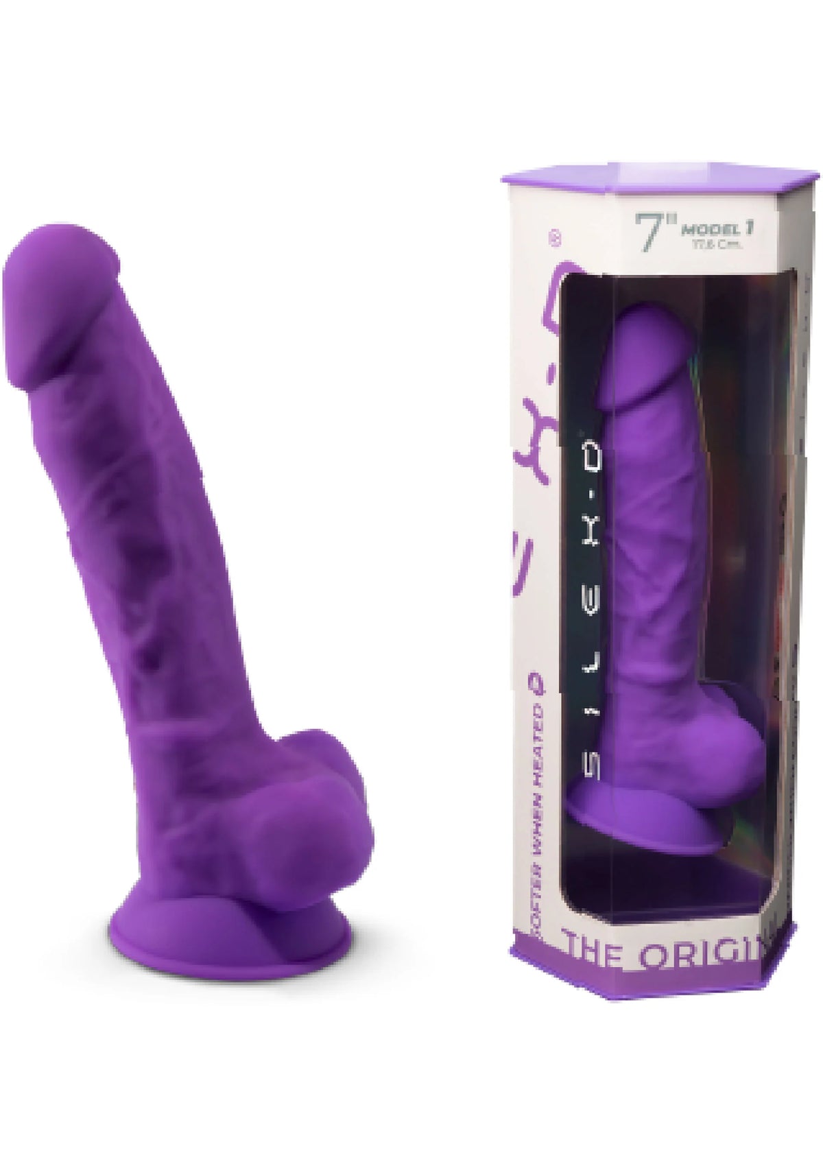 Bestel: Dildo Model 7 inch by Silex - D The Original - bij Happytoys.nl, happytoys.be, Happytoys.ae: erotische sex webshop | liever Happy dan Easy ⭐⭐⭐⭐⭐