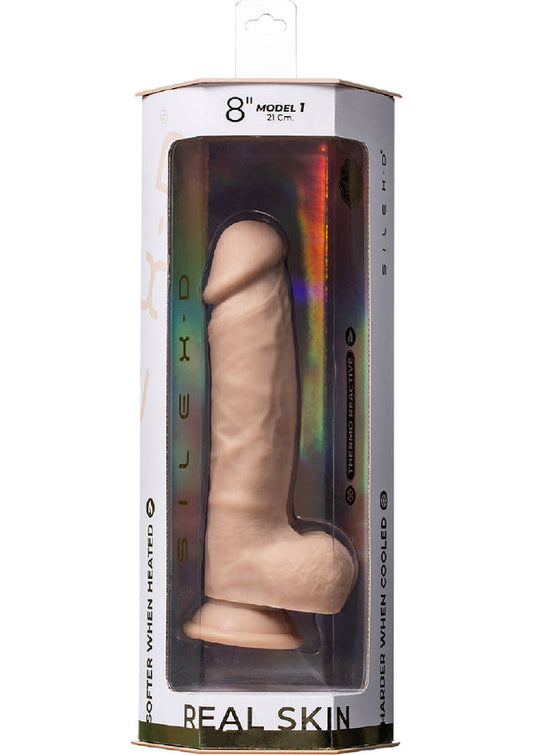 Real Skin Dildo Model 1 - 8 inch by Silex-D Real Feel