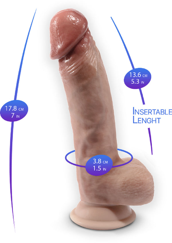Bestel: Premium Dildo Model 1 - 7 inch by Silex - D Real Feel - bij Happytoys.nl, happytoys.be, Happytoys.ae: erotische sex webshop | liever Happy dan Easy ⭐⭐⭐⭐⭐