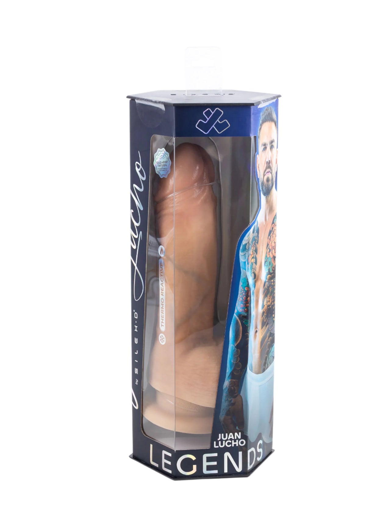 Bestel: Juan Lucho Signature Dildo 8 Inch by Silex - D Real Feel - bij Happytoys.nl, happytoys.be, Happytoys.ae: erotische sex webshop | liever Happy dan Easy ⭐⭐⭐⭐⭐