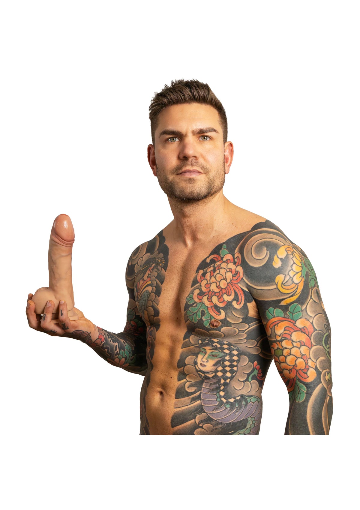 Bestel: Juan Lucho Signature Dildo 8 Inch by Silex - D Real Feel - bij Happytoys.nl, happytoys.be, Happytoys.ae: erotische sex webshop | liever Happy dan Easy ⭐⭐⭐⭐⭐