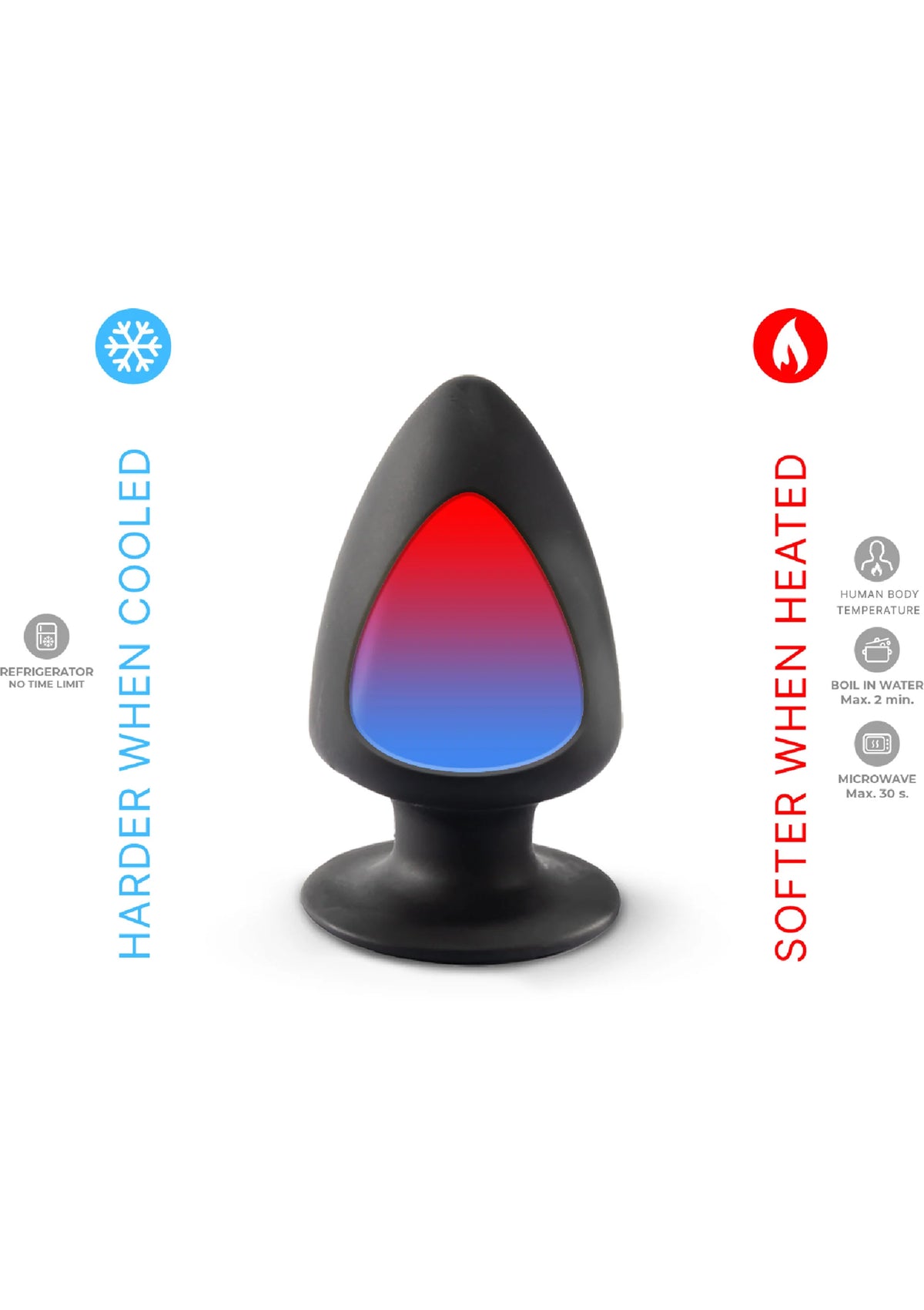 Bestel: Plug Model 1 - Large by Silex - D The Original - bij Happytoys.nl, happytoys.be, Happytoys.ae: erotische sex webshop | liever Happy dan Easy ⭐⭐⭐⭐⭐ - Default Title - 29748 - BLACK