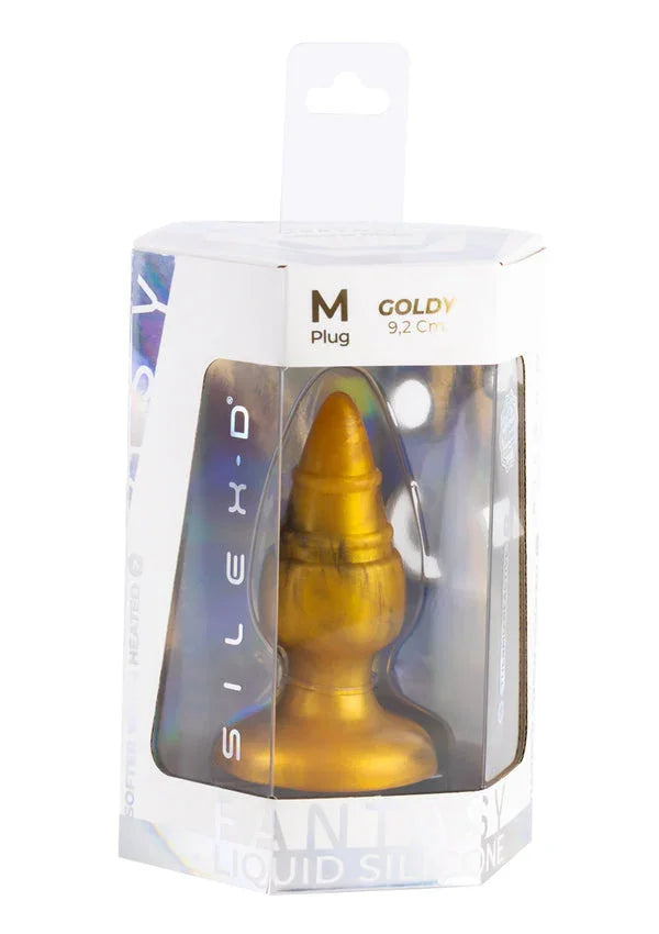 Bestel: Fantasy Plug Goldy by Silex - D - bij Happytoys.nl, happytoys.be, Happytoys.ae: erotische sex webshop | liever Happy dan Easy ⭐⭐⭐⭐⭐ - Default Title - 29768 - GOLD