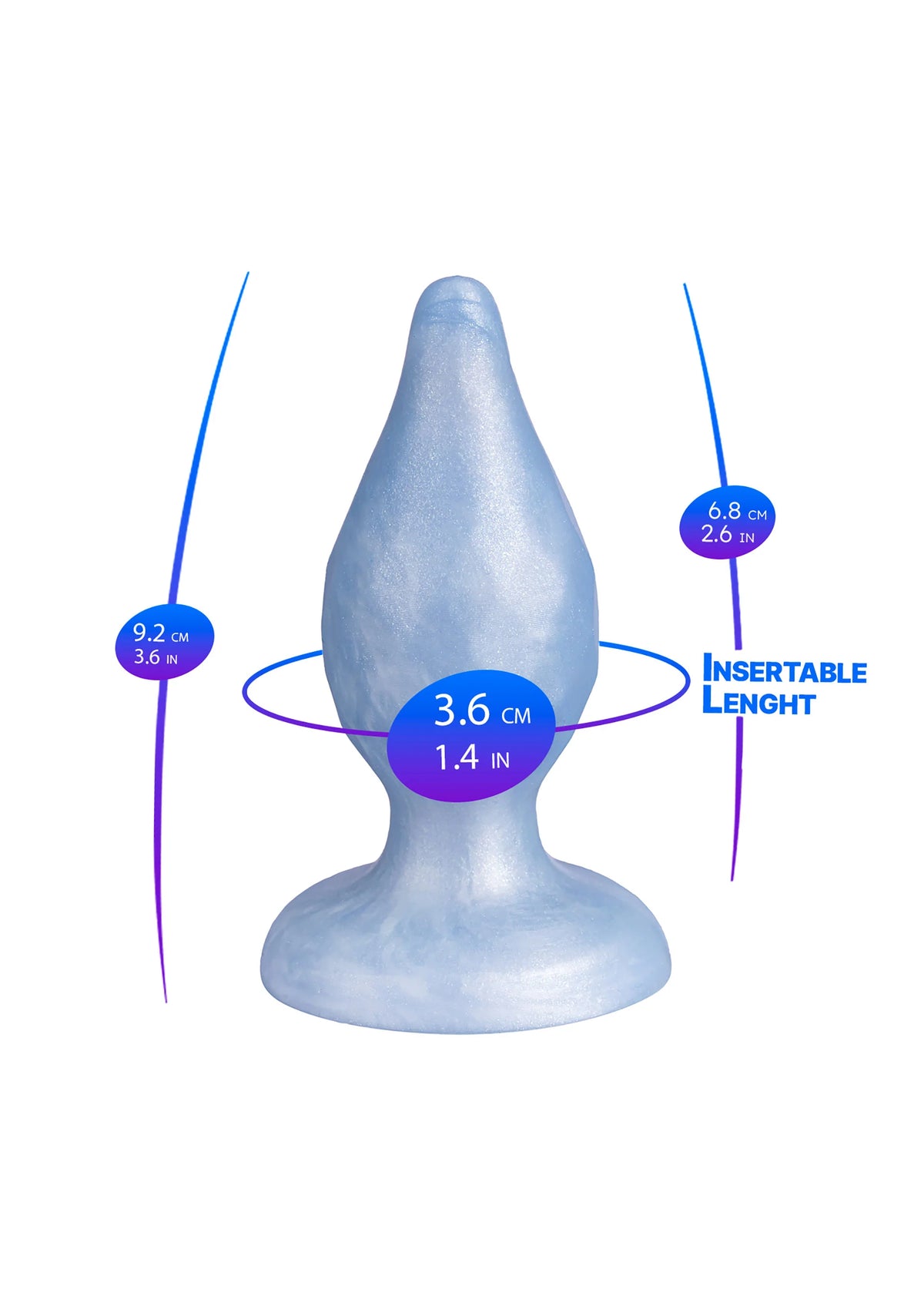 Bestel: Fantasy Plug Diamond by Silex - D Fantasy - bij Happytoys.nl, happytoys.be, Happytoys.ae: erotische sex webshop | liever Happy dan Easy ⭐⭐⭐⭐⭐