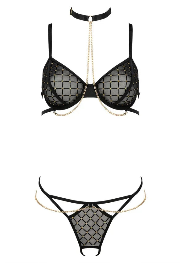 Bestel: 2 Pcs Set TP101 S/M lingerie by Kotek - bij Happytoys.nl, happytoys.be, Happytoys.ae: erotische sex webshop | liever Happy dan Easy ⭐⭐⭐⭐⭐