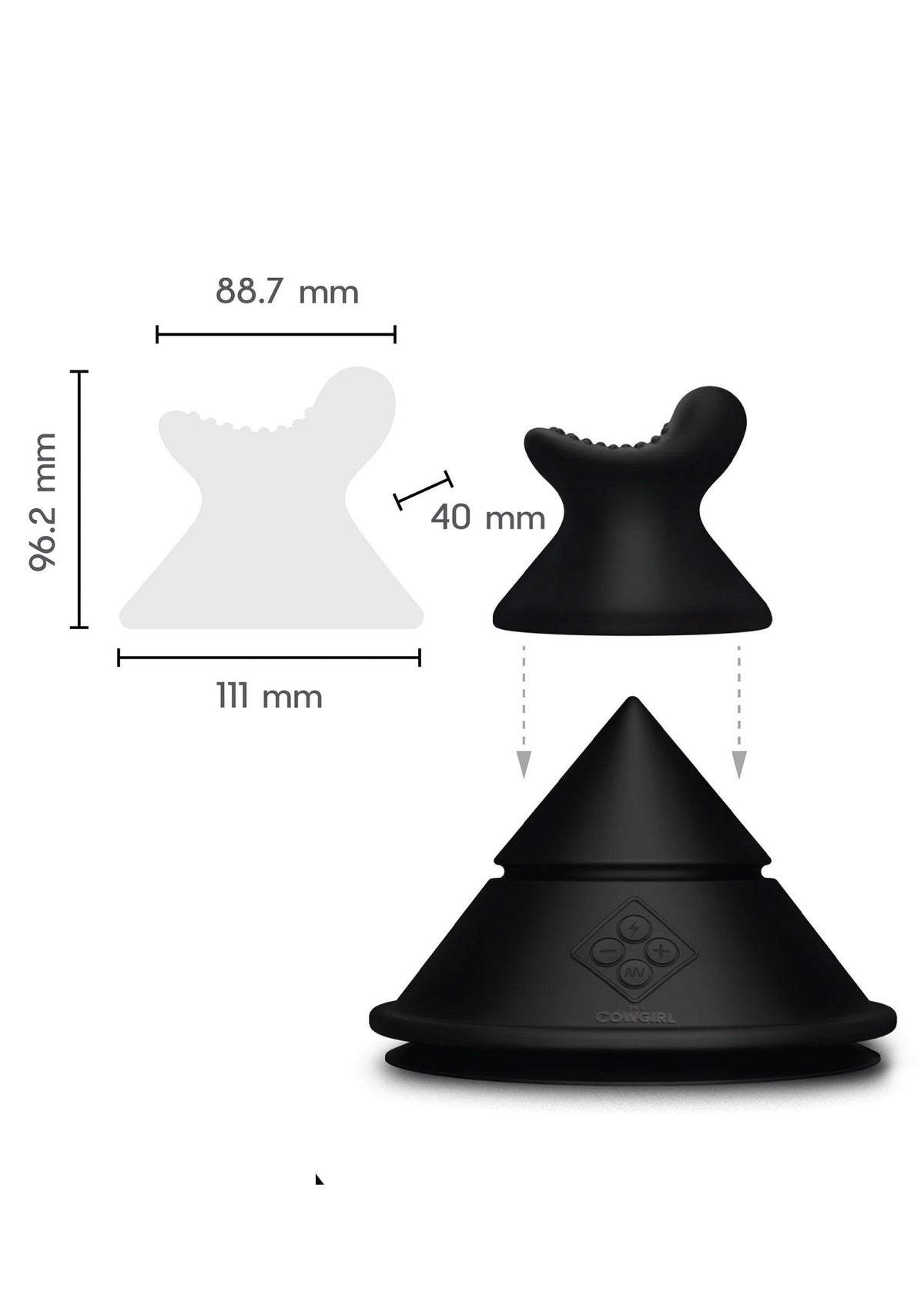Bestel: The Cowgirl Cone Sex Machine by Cowgirl - bij Happytoys.nl, happytoys.be, Happytoys.ae: erotische sex webshop | liever Happy dan Easy βββββ