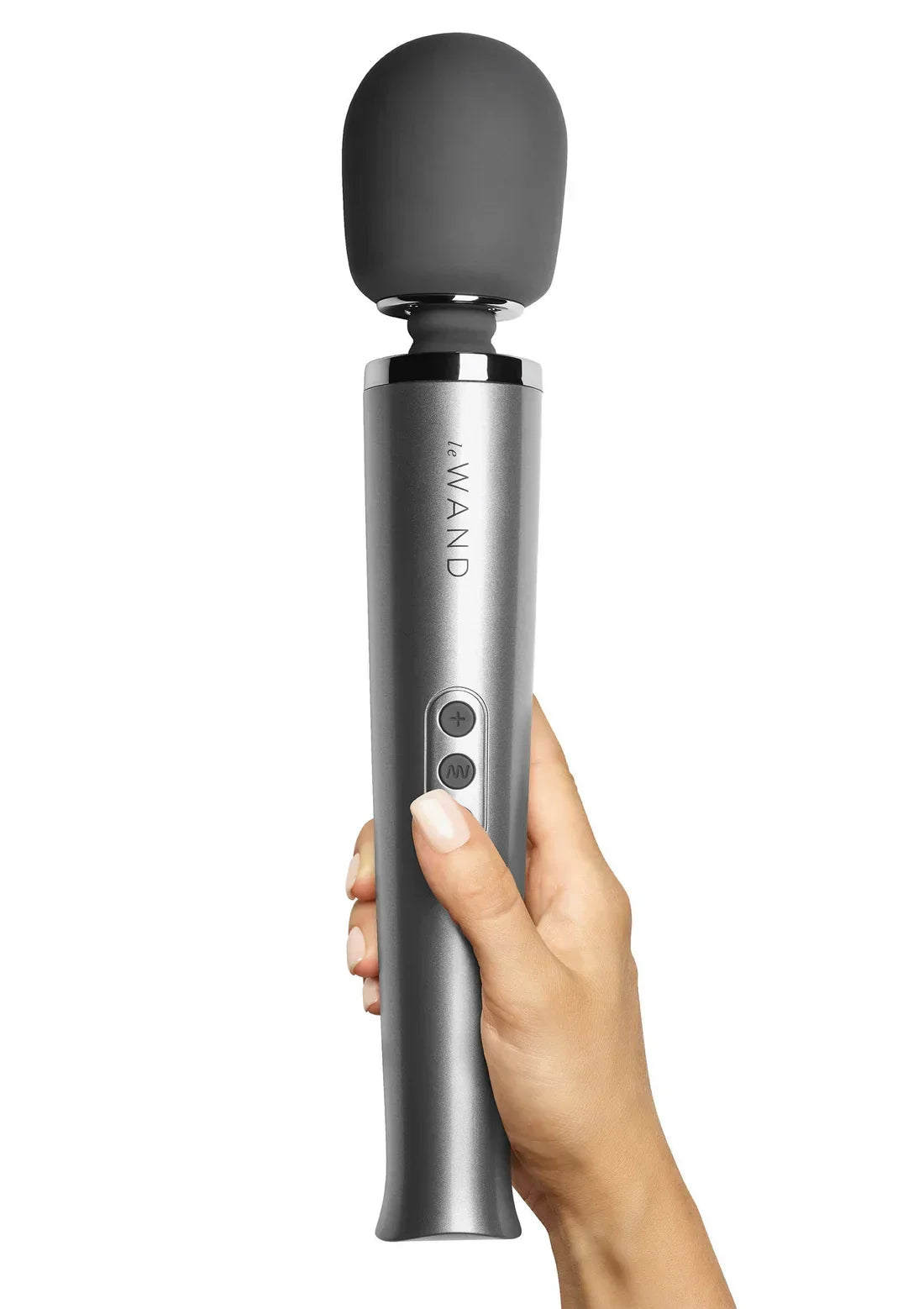 Bestel: Rechargeable Massager by Le Wand - bij Happytoys.nl, happytoys.be, Happytoys.ae: erotische sex webshop | liever Happy dan Easy ⭐⭐⭐⭐⭐ - Grijs - 35301 - GREY