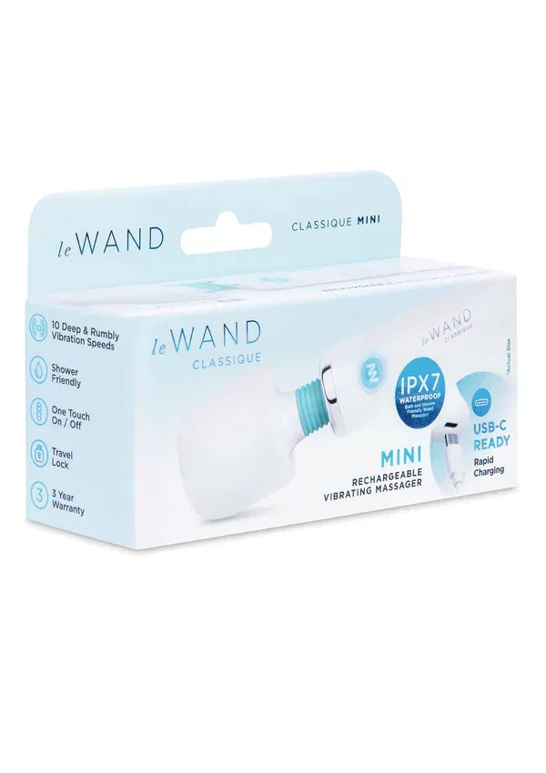 Bestel: Le Wand Classique Mini Wand by LeWand - bij Happytoys.nl, happytoys.be, Happytoys.ae: erotische sex webshop | liever Happy dan Easy ⭐⭐⭐⭐⭐