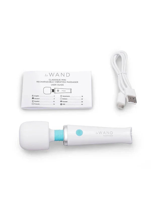Bestel: Le Wand Classique Mini Wand by LeWand - bij Happytoys.nl, happytoys.be, Happytoys.ae: erotische sex webshop | liever Happy dan Easy ⭐⭐⭐⭐⭐