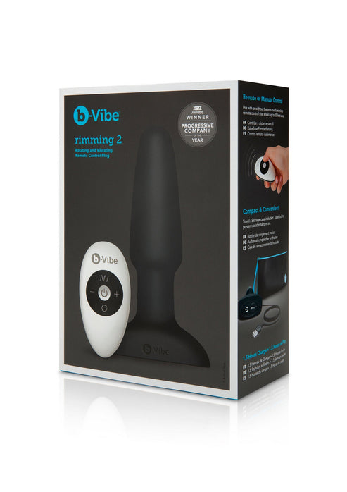 Bestel: Rimming Plug 2 with remote control by B - Vibe - bij Happytoys.nl, happytoys.be, Happytoys.ae: erotische sex webshop | liever Happy dan Easy ⭐⭐⭐⭐⭐