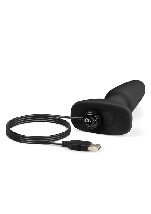 Bestel: Rimming Plug 2 with remote control by B - Vibe - bij Happytoys.nl, happytoys.be, Happytoys.ae: erotische sex webshop | liever Happy dan Easy ⭐⭐⭐⭐⭐