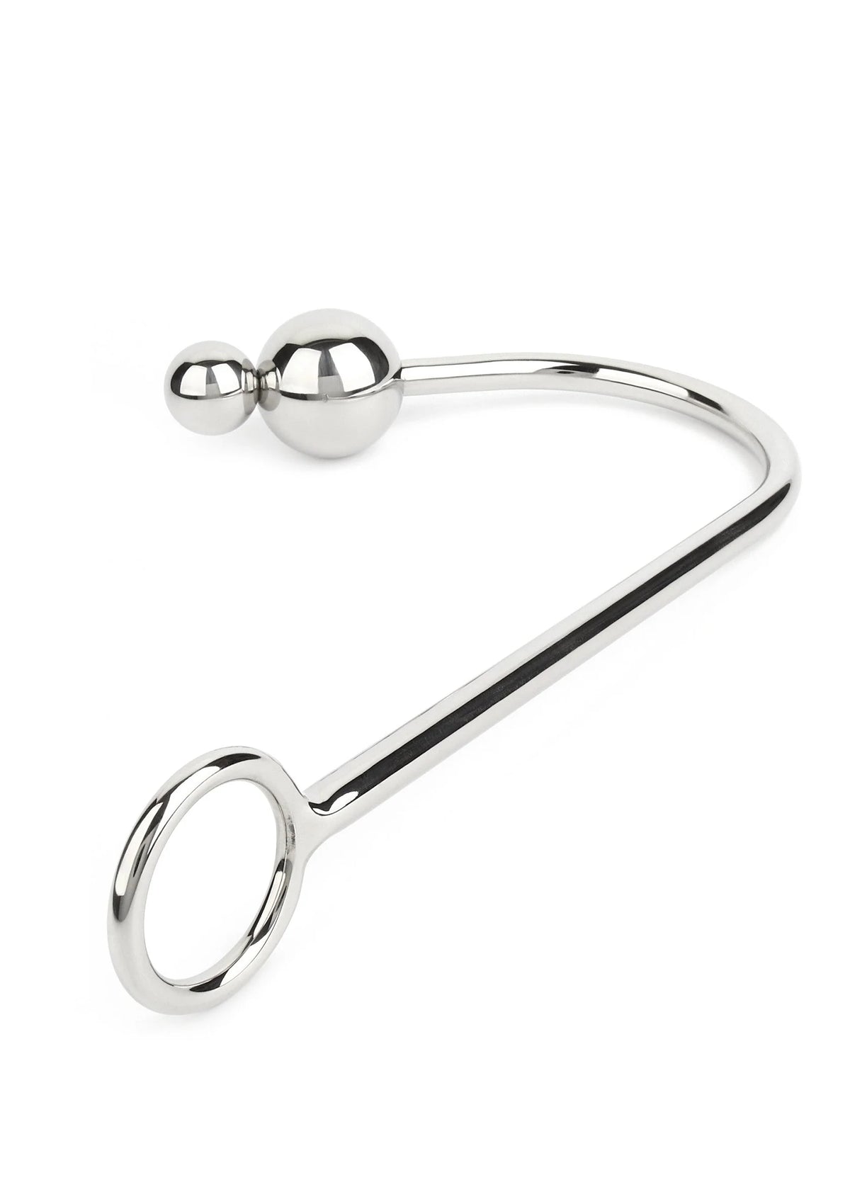 Bestel: Anal Hook Double Balls 25+40mm by Mr. Steel - bij Happytoys.nl, happytoys.be, Happytoys.ae: erotische sex webshop | liever Happy dan Easy ⭐⭐⭐⭐⭐