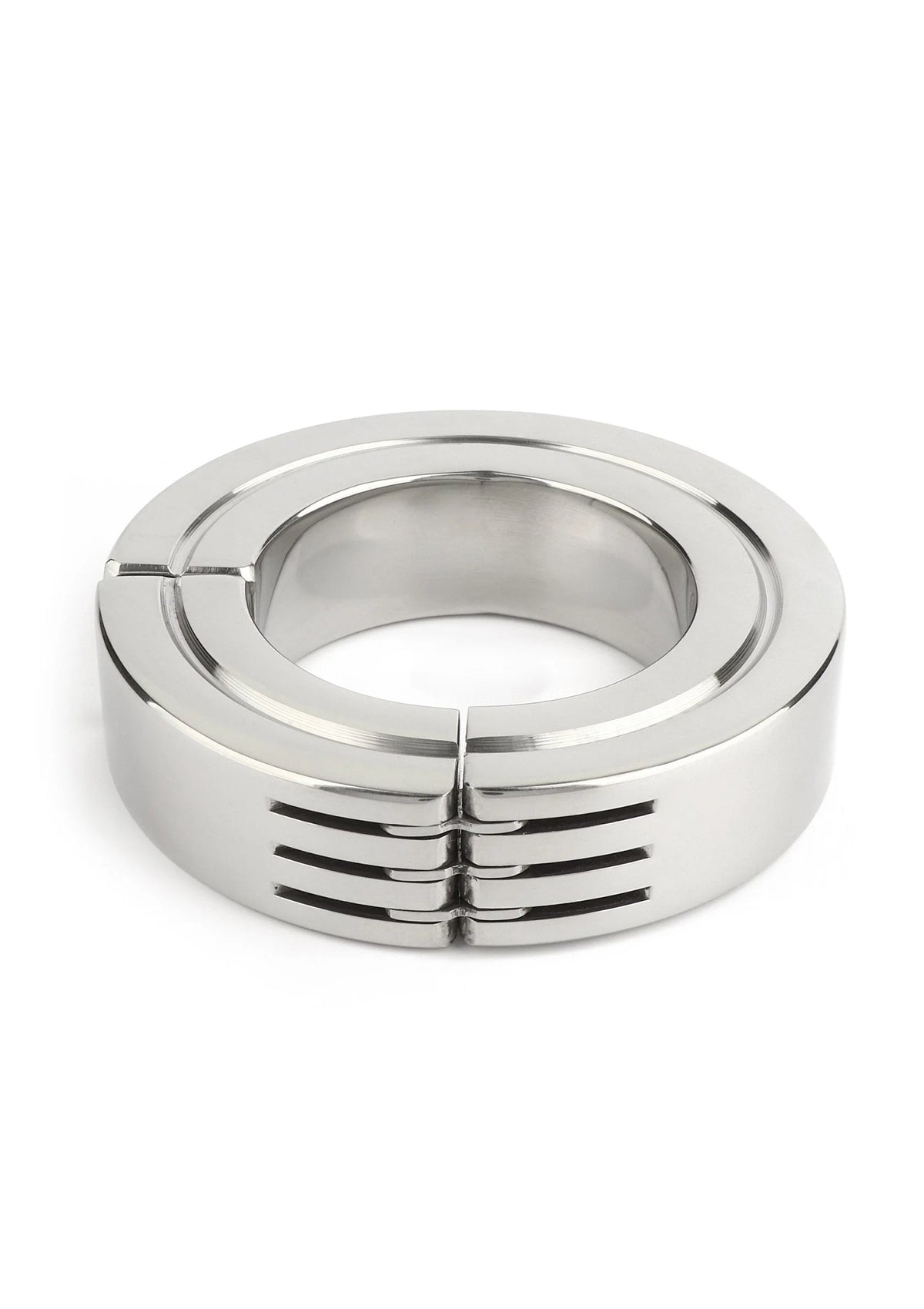 Bestel: Hinged Magnetic Cockring 40mm by Mr. Steel - bij Happytoys.nl, happytoys.be, Happytoys.ae: erotische sex webshop | liever Happy dan Easy βββββ