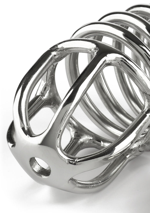 Bestel: Ring Master Chastity Device by Mr. Steel - bij Happytoys.nl, happytoys.be, Happytoys.ae: erotische sex webshop | liever Happy dan Easy ⭐⭐⭐⭐⭐
