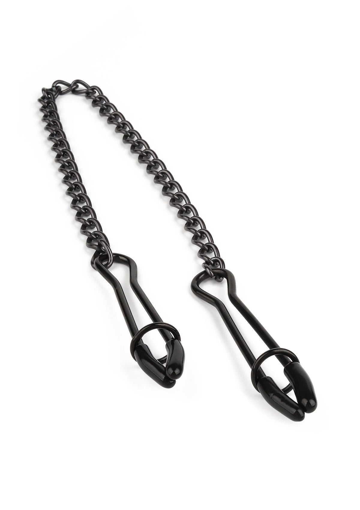 Tweezer Nipple Clamps Black by Mr. Steel