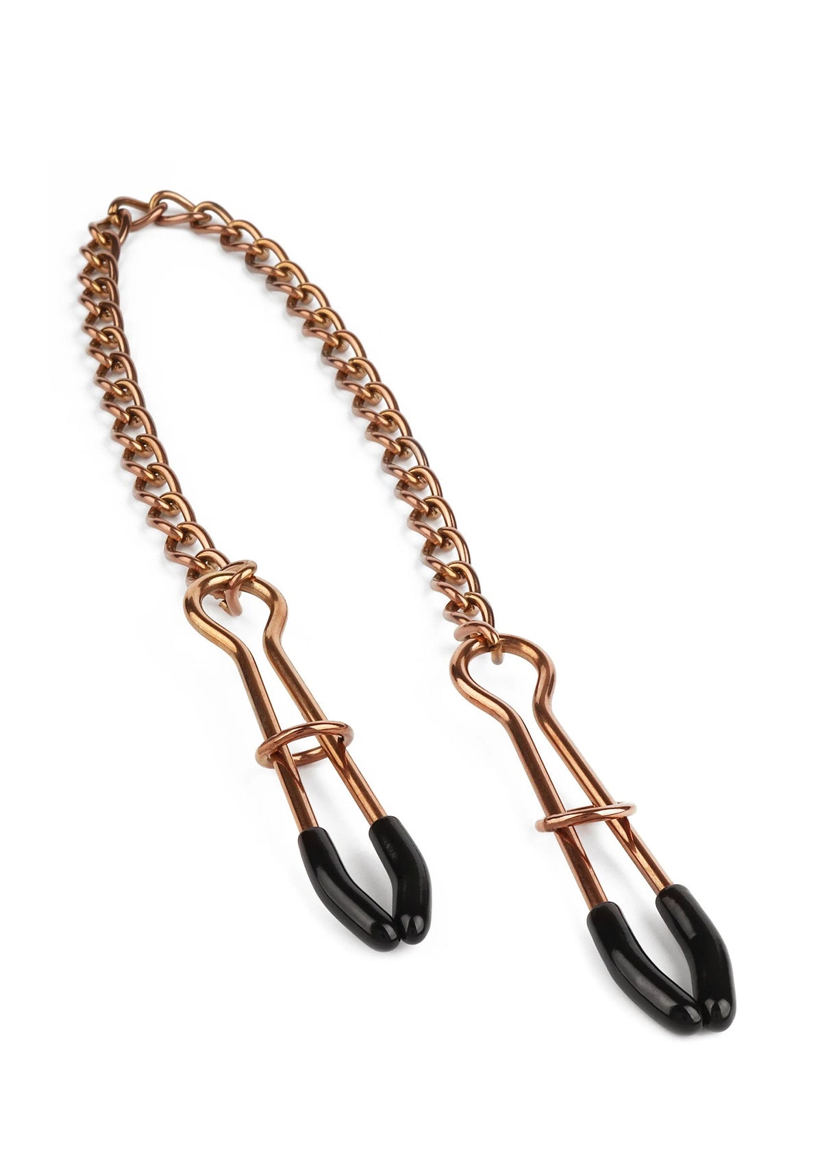 Bestel: Tweezer Nipple Clamps Gold - bij Happytoys.nl, happytoys.be, Happytoys.ae: erotische sex webshop | liever Happy dan Easy βββββ - Default Title - 38408 - ROSEGOLD