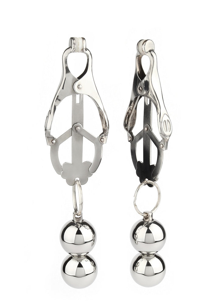Bestel: Clover Nipple Clamps Weight by Mr. Steel - bij Happytoys.nl, happytoys.be, Happytoys.ae: erotische sex webshop | liever Happy dan Easy ⭐⭐⭐⭐⭐