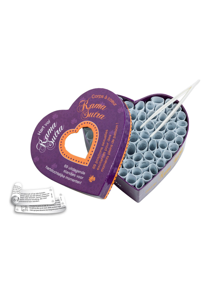 Bestel: Hart/Coeur Kamasutra NL/FR by Tease & Please - bij Happytoys.nl, happytoys.be, Happytoys.ae: erotische sex webshop | liever Happy dan Easy ⭐⭐⭐⭐⭐ - Default Title - 38505 - ASSORT