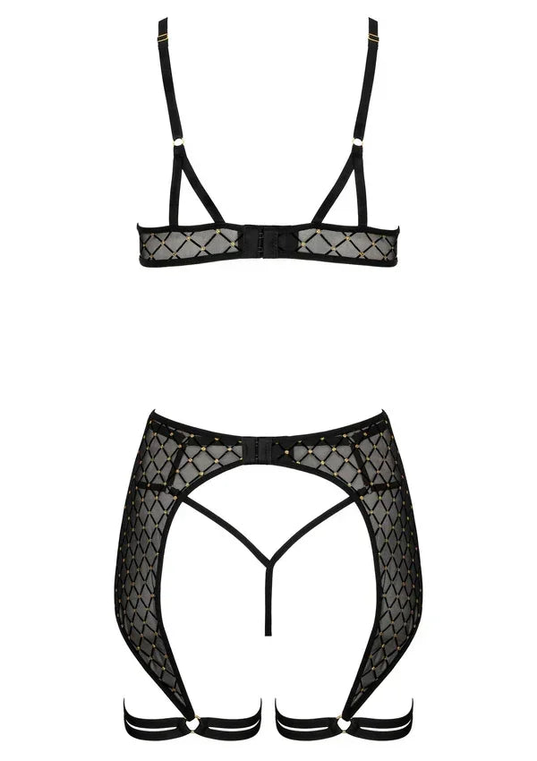 Bestel: 3 Pcs Set THP101 Lingerie tbra, panty and garter S/M by Kotek - bij Happytoys.nl, happytoys.be, Happytoys.ae: erotische sex webshop | liever Happy dan Easy ⭐⭐⭐⭐⭐