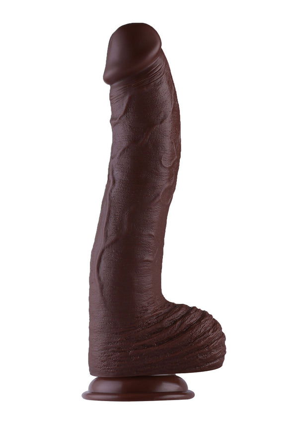 Bestel: KlicLok Dildo 32 cm by Hismith - bij Happytoys.nl, happytoys.be, Happytoys.ae: erotische sex webshop | liever Happy dan Easy ⭐⭐⭐⭐⭐ - Default Title - 40032 - BROWN
