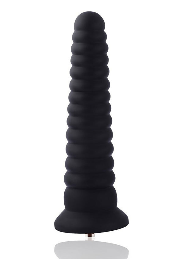 Bestel: KlicLok Ribbed Dildo 25 cm by Hismith - bij Happytoys.nl, happytoys.be, Happytoys.ae: erotische sex webshop | liever Happy dan Easy ⭐⭐⭐⭐⭐ - Default Title - 40035 - BLACK