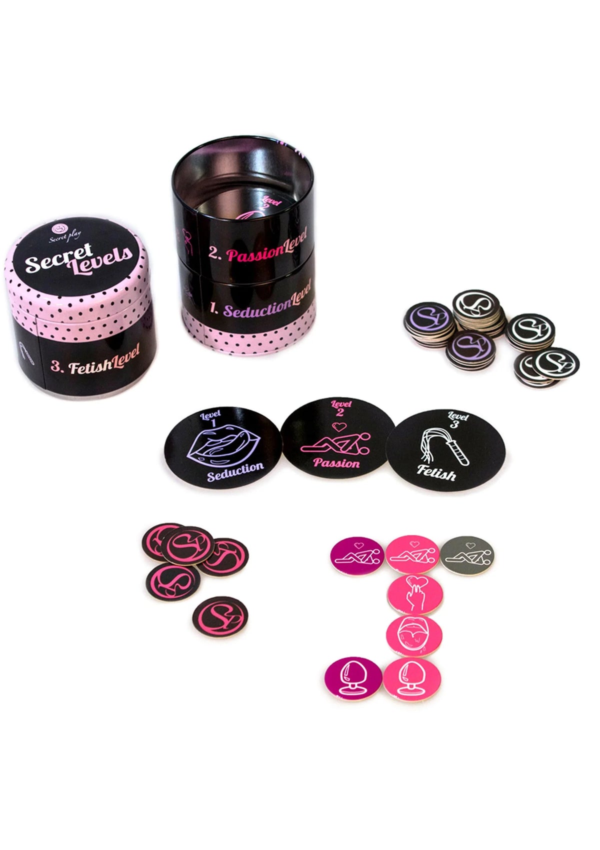 Bestel: Secret Levels Game - bij Happytoys.nl, happytoys.be, Happytoys.ae: erotische sex webshop | liever Happy dan Easy ⭐⭐⭐⭐⭐
