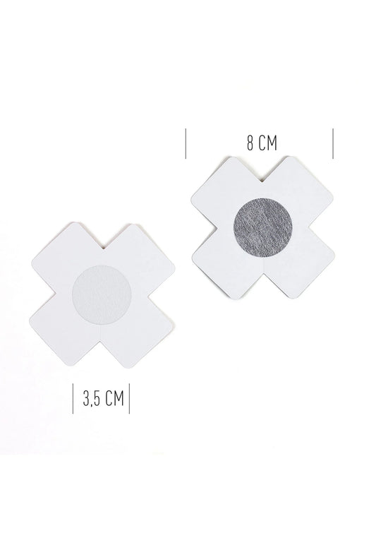 Bestel: Cross Nipple Pasties 2 Pair - bij Happytoys: de erotische sex webshop | liever Happy dan Easy ⭐⭐⭐⭐⭐
