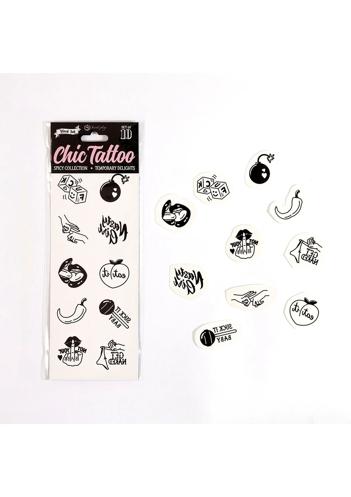 Bestel: Spicy Chic Temporary Tattoo - bij Happytoys.nl, happytoys.be, Happytoys.ae: erotische sex webshop | liever Happy dan Easy βββββ